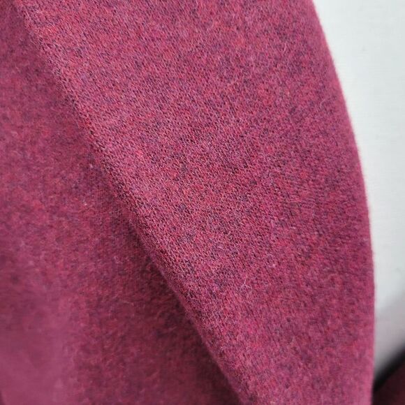 Woman Within Wool Blend Shawl Collar Coat Maroon Dressy Women's Plus Size 4X - Picture 11 of 13